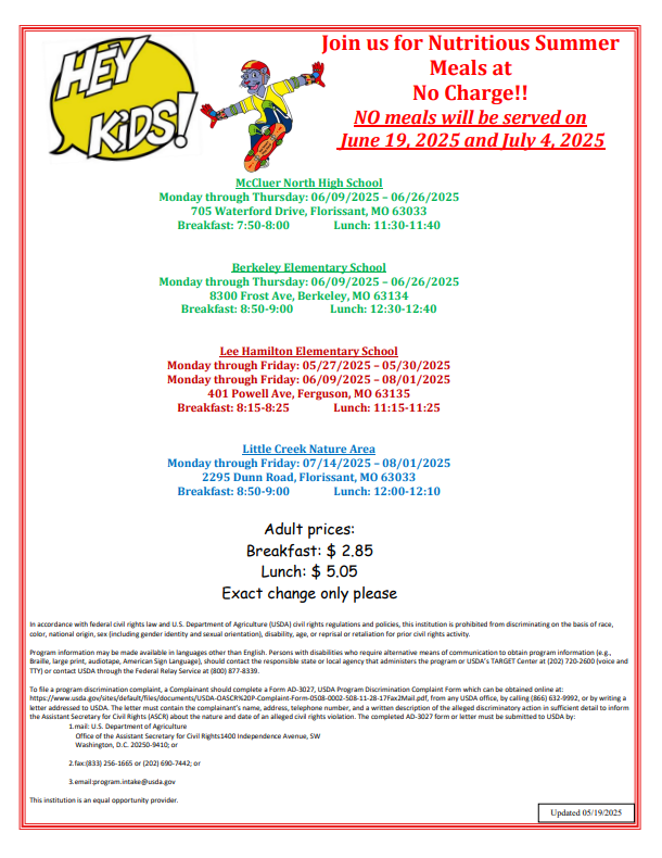 2025 Summer Flyer